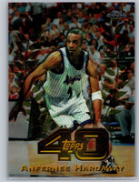 Anfernee Hardaway 1997 1998 Topps Chrome Topps 40 Refractor Series Mint Card #T40-14
