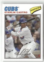 Starlin Castro 2012 Topps Archives 1977 Cloth Sticker Series Mint Card #77C-SCA
