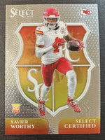 Xavier Worthy 2024 Panini Select Certified Series Mint Card #8

