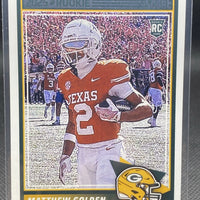 Matthew Golden 2025 Score Mint Rookie Card #56