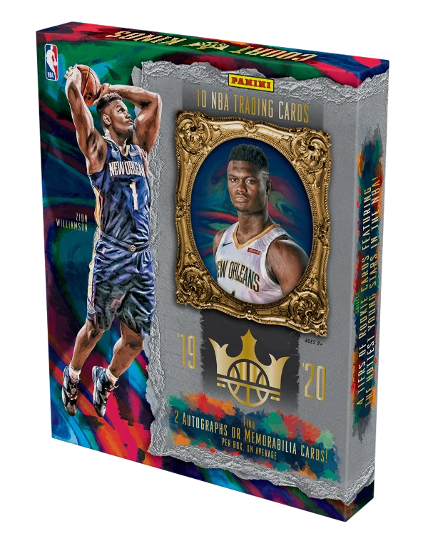 2019 2020 Panini Court Kings Basketball Series Factory Sealed Hobby Box