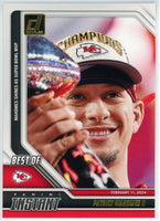 Patrick Mahomes 2024 Panini Donruss Best of Instant Series Mint Card #12
