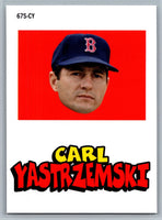 Carl Yastrzemski 2012 Topps Archives Sticker Series Mint Card #67S-CY
