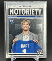 Jaxson Dart 2025 Mosaic Notoriety Series Mint Rookie Card #11

