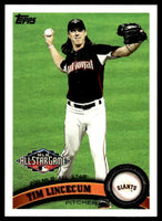 Tim Lincecum 2011 Topps Update Series Mint Card #US58
