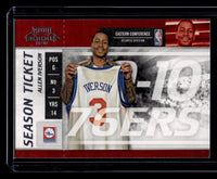 Allen Iverson 2009 2010 Panini Playoff Contenders Series Mint Card #18

