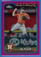 Jose Altuve 2024 Topps Chrome Pink Series Mint Card #58
