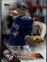 Aaron Sanchez 2016 Topps Sparkle Foil Series Mint Card #113  Only 177 Made
