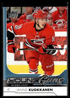 Janne Kuokkanen 2017 2018 Upper Deck Young Guns Series Mint Card #213

