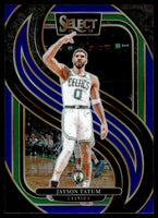 Jayson Tatum 2024 2025 Panini Select Blue Series Mint Card #110
