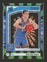 Nikola Topic 2024 2025 Panini Donruss Green Laser Series Mint Card #208
