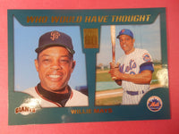 Willie Mays 2001 Topps Who Would Have Thought Series Mint Card  #WWHT20
