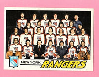 New York Rangers 1977 1978 O-Pee-Chee Team Card #82
