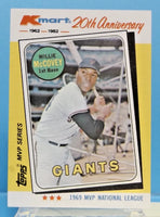 Willie McCovey 1982 Topps Kmart 20th Anniversary Series Mint Card #16
