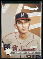 Warren Spahn 2001 Topps Stars Series Mint Card #148
