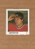 Carlton Fisk 1983 Fleer Stamp Series
