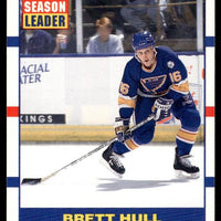 Brett Hull 1990 1991 Score Card #317