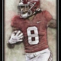 John Metchie III  2022 Sage Artistry Series Mint Rookie Card #65