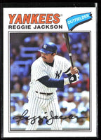 Reggie Jackson 2012 Topps Archives 1977 Cloth Sticker Series Mint Card #77C-RJ
