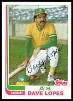 Dave Lopes 1982 Topps Traded Series Card #64T
