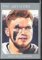 Aidan Hutchinson 2022 SAGE Artistry Silver Series Mint Rookie Card #91

