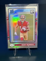 Ricky Pearsall 2024 Panini Donruss Optic Rated Rookie Silver Holo Series Mint Card #284
