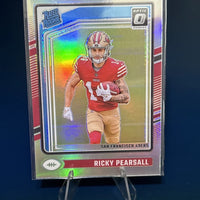 Ricky Pearsall 2024 Panini Donruss Optic Rated Rookie Silver Holo Series Mint Card #284