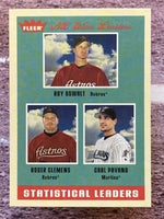 Roy Oswalt / Roger Clemens / Carl Pavano 2005 Fleer Tradition Stat Leaders Series Mint Card #4

