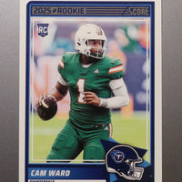 Cam Ward 2025 Score Mint Rookie Card #13