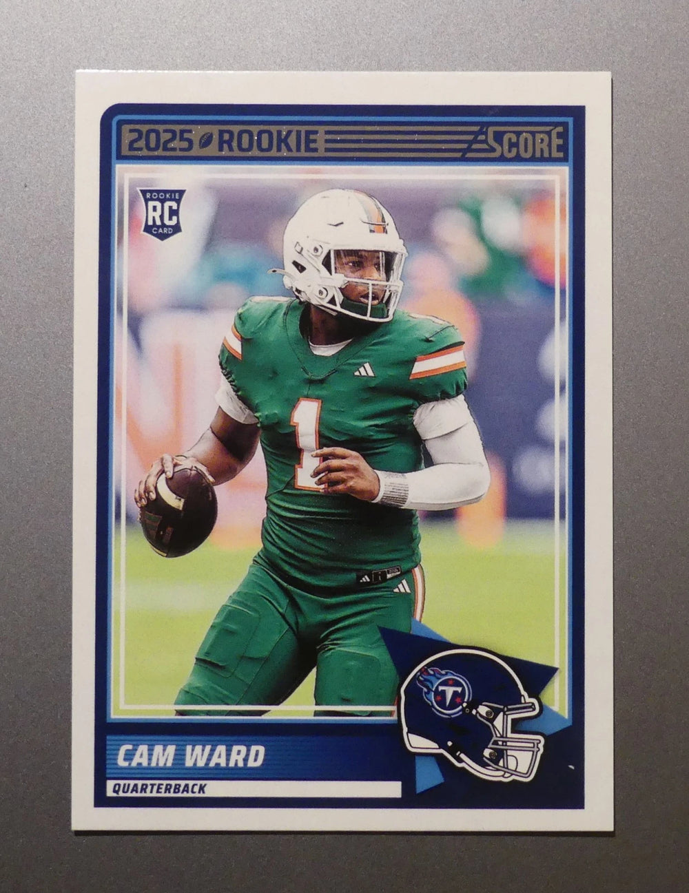 Cam Ward 2025 Score Mint Rookie Card #13