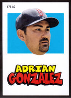 Adrian Gonzalez 2012 Topps Archives Sticker Series Mint Card #67S-AG
