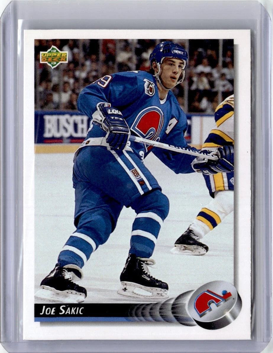 Joe Sakic 1992 1993 Upper Deck Hockey Card #255