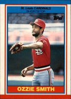 Ozzie Smith 1989 Topps UK Mini Series Card #72
