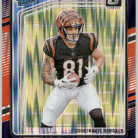 Jermaine Burton 2024 Donruss Optic Purple Shock Series Mint Rookie Card #251