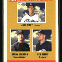 Peavy  Randy Johnson  Sheets 2005 Fleer Tradition Stat Leaders Series Mint Card #2
