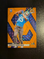 Konata Mumpfield 2025 Mosaic Orange Fluorescent Series Mint Rookie Card #393 ONLY 25 MADE

