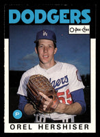 Orel Hershiser 1986 O-Pee-Chee Series Mint Card #159
