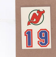New Jersey Devils 1985 1986 Topps Sticker #27
