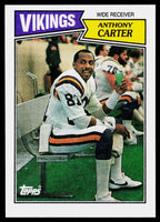 Anthony Carter 1987 Topps Series Mint Card #202
