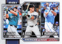 Aaron Judge 2026 Topps AL Leaders RBI Series Mint Card #211
