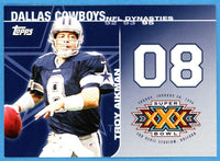 Troy Aikman 2008 Topps NFL Dynasties Tribute Series Mint Card #DYN-TA
