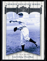 Lou Gehrig 2003 Upper Deck Yankees Signature Series Mint Card #54
