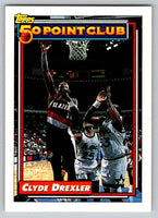 Clyde Drexler 1992 1993 Topps Series Mint Card #212
