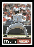 Jeff Bagwell 2002 Topps Total Team Checklist Series Mint Card #13
