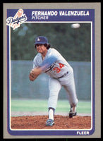 Fernando Valenzuela 1985 Fleer Series Mint Card #387
