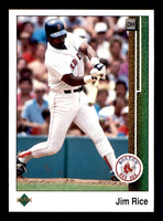 Jim Rice 1989 Upper Deck Series Mint Card #413
