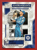 Kyle Larson 2025 Panini Donruss Season Highlights Card #5

