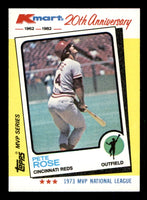 Pete Rose 1982 Topps Kmart 20th Anniversary Series Mint Card #24
