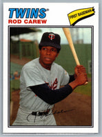 Rod Carew 2012 Topps Archives 1977 Cloth Sticker Series Mint Card #77C-RC
