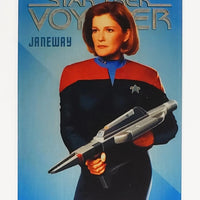 Captain Janeway Women of Star Trek Arts Images Metal Case LIMITED EDITION Topper Card CT1